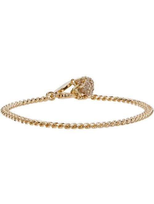 ALEXANDER MCQUEEN Gold Skull Bracelet