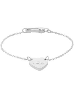 Silver Trademark Heart Bracelet