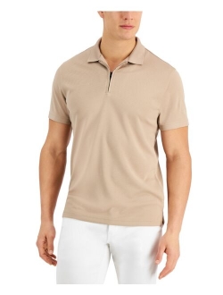 Men's Ottoman Zip Polo, Created for Macy's