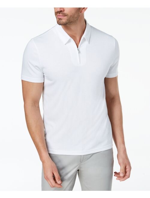 Alfani Men's Ottoman Zip Polo, Created for Macy's