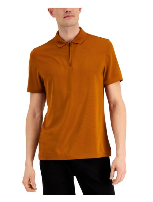 Alfani Men's Ottoman Zip Polo, Created for Macy's