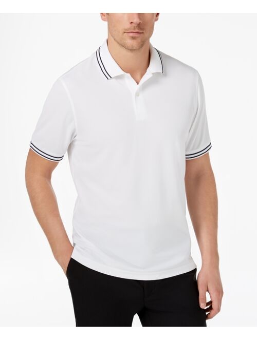 Club Room Men's Performance Stripe Polo, Created for Macy's