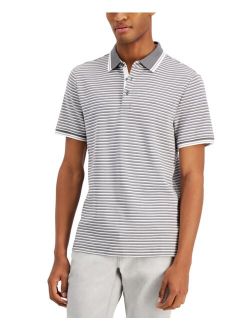 Men's Greenwich Modern-Fit Stripe Polo Shirt, Created for Macy's