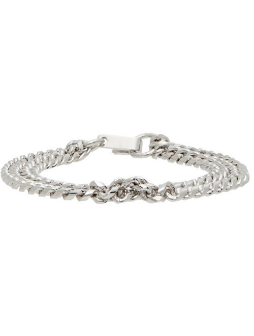 JENNIFER FISHER Silver Double XXS Dean Bracelet