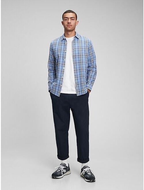 Gap Plaid Shirt in Linen-Cotton