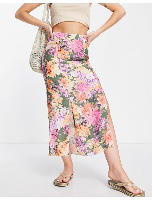 Nobody's Child Sara floral print multicolored midi skirt