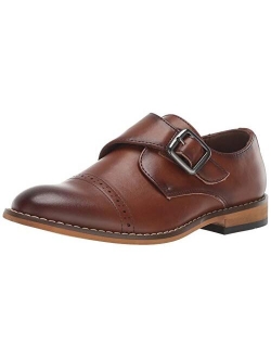 Unisex-Child Desmond Cap-Toe Monk Strap Loafer