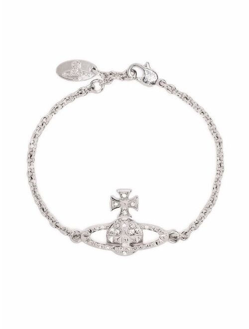 Buy Vivienne Westwood Orb crystal-embellished bracelet online | Topofstyle