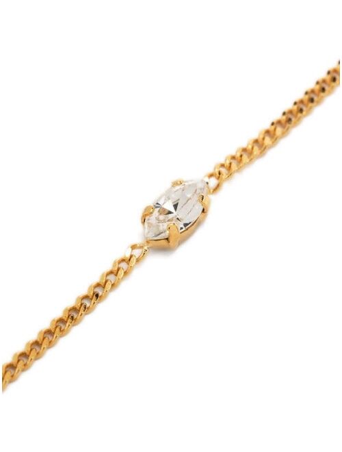 Yves Saint Laurent Saint Laurent crystal-charm bracelet