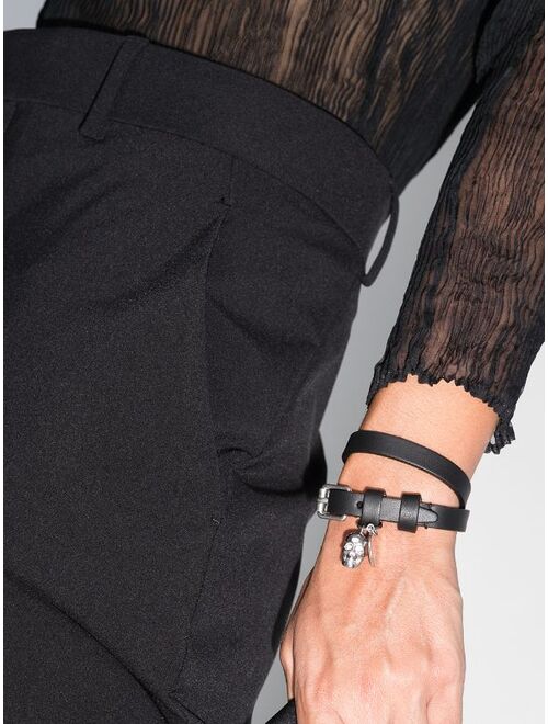 Alexander McQueen double-wrapped bracelet