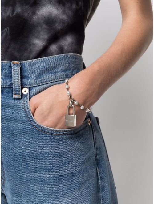 Dsquared2 pearl padlock bracelet