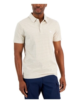 Men's Striped Polo