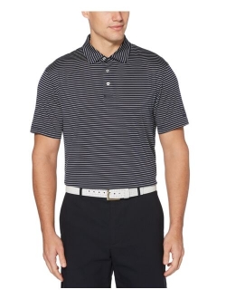 PGA TOUR Men's Feeder Stripe Performance Golf Polo Shirt