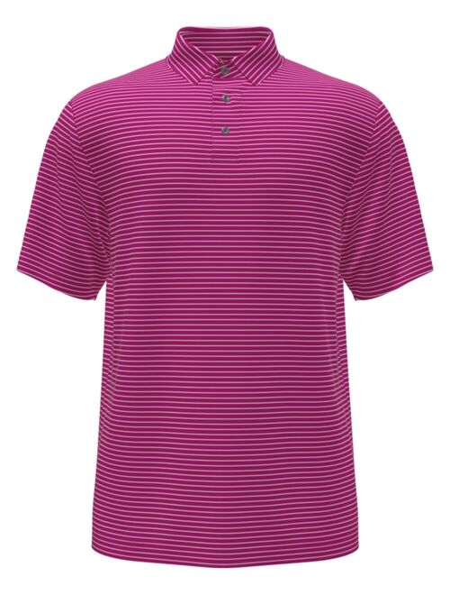 PGA TOUR Men's Feeder Stripe Performance Golf Polo Shirt