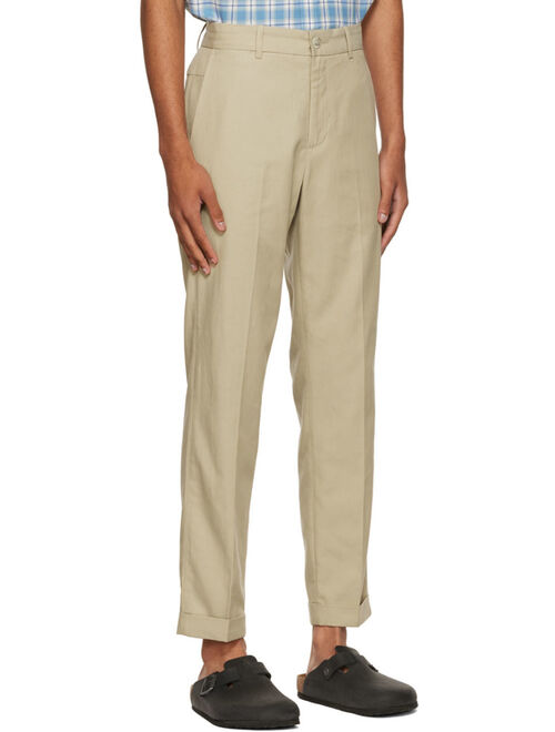 Vince Beige Tapered Trousers