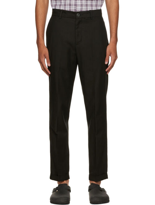 Vince Black Tapered Trousers