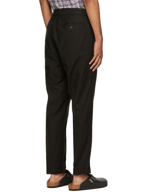 Vince Black Tapered Trousers