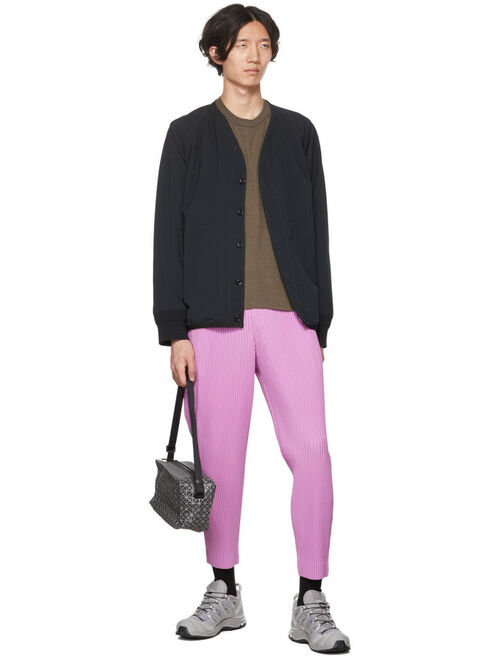 Homme Plisse Issey Miyake Pink Monthly Color April Trousers