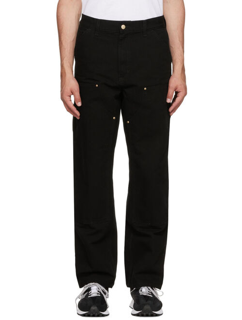 Carhartt Work In Progress Black Organic Cotton Trousers