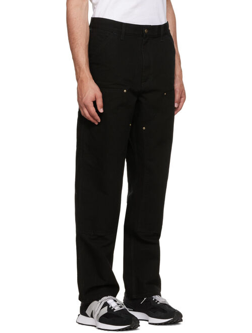 Carhartt Work In Progress Black Organic Cotton Trousers