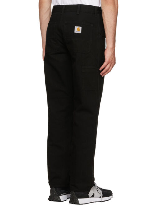 Carhartt Work In Progress Black Organic Cotton Trousers