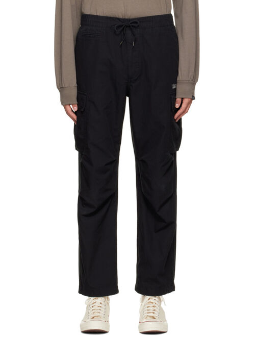 thisisneverthat Black Cotton Cargo Pants