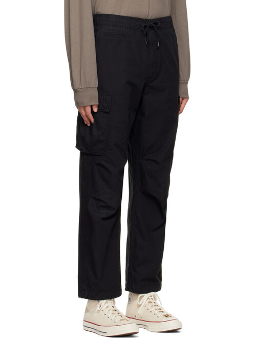 thisisneverthat Black Cotton Cargo Pants