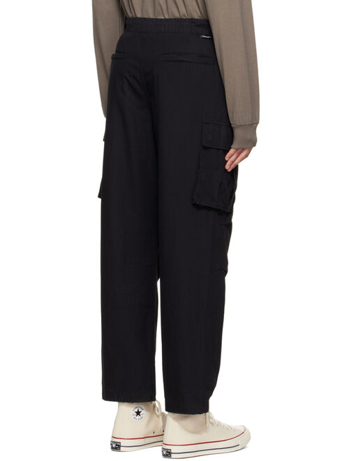 thisisneverthat Black Cotton Cargo Pants