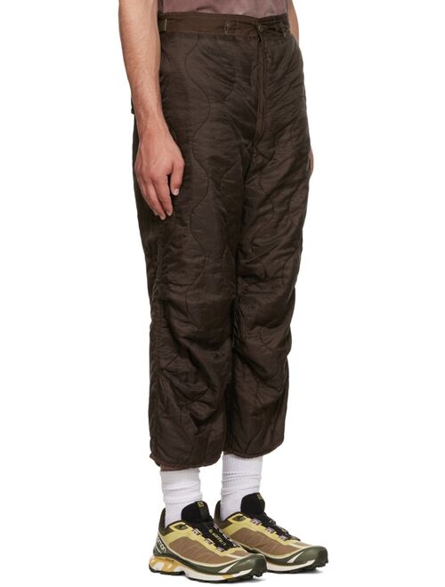 NotSoNormal Brown Puff Trousers