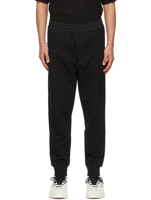 Y-3 Black Cotton Sweatpants