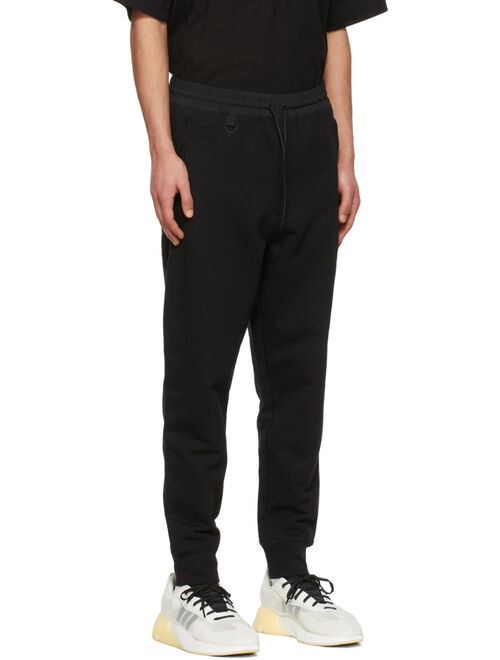 Y-3 Black Cotton Sweatpants