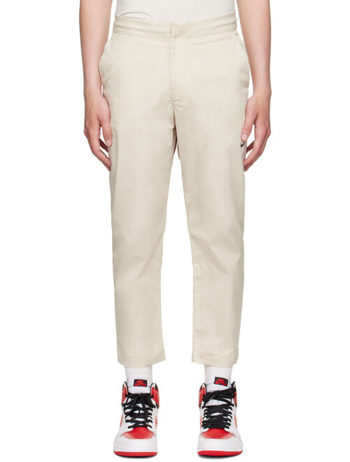 Nike Beige Cotton Trousers