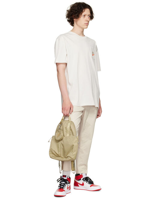 Nike Beige Cotton Trousers