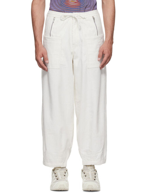 Gentle Fullness White Organic Cotton Trousers