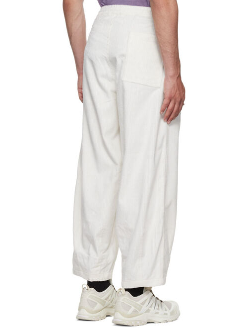 Gentle Fullness White Organic Cotton Trousers