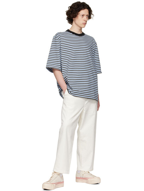 Camiel Fortgens Off-White Cotton Trousers