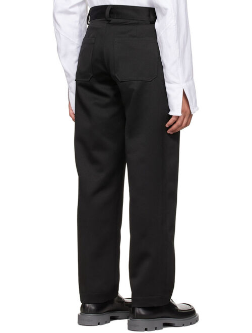 Soulland Black Aidan Trousers