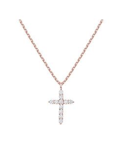 14K Gold Plated Cross Necklace for Women | Cross Pendant | Gold Necklaces for Women