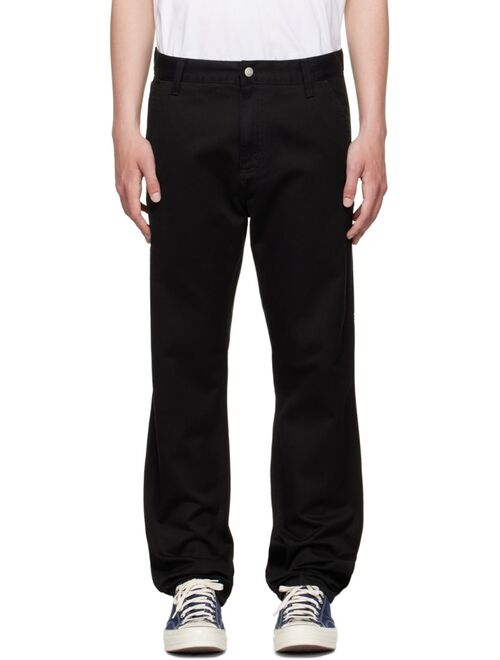 Carhartt Work In Progress Black Cotton Trousers