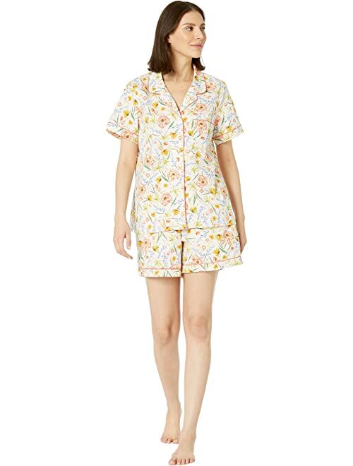 L.L.Bean Springtime Sleep Pajama Shorts Set