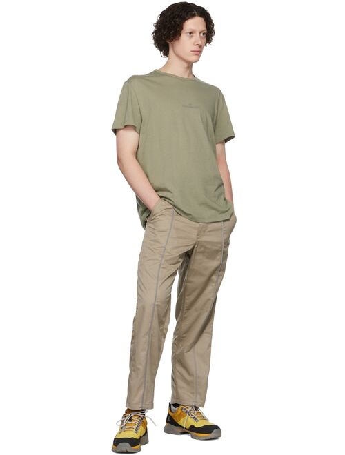 Izzue Beige Cotton Cargo Trousers