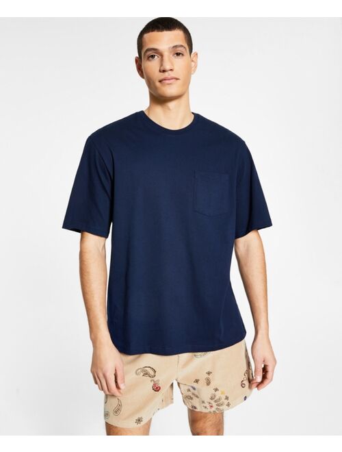 SUN + STONE Men's Oversized Pocket T-Shirt, Created for Macy's