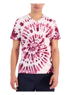 Men's V-Neck Tie-Dye T-Shirt