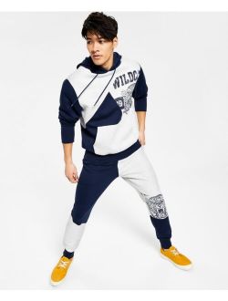 Men's Varsity Spliced Hoodie, Created for Macy's