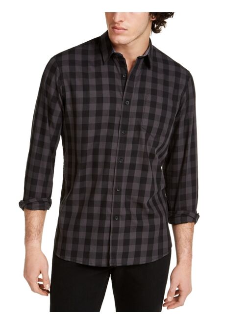 SUN + STONE Men's Rama Check Shirt, Created for Macy's