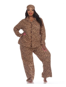 Plus Size 3-Piece Pajama Set