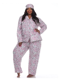 Plus Size 3-Piece Pajama Set