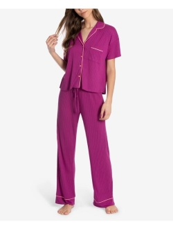 Midnight Bakery Women's Celine Rib Knit Pajama