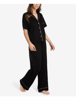 Midnight Bakery Women's Celine Rib Knit Pajama