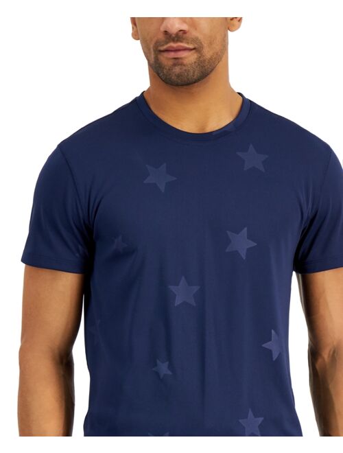 ID Ideology Men's Embossed Star Graphic T-Shirt, Created for Macy's